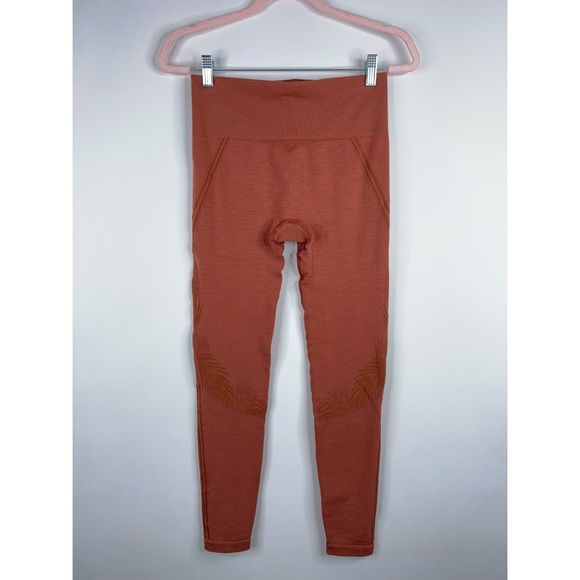 Smartwool Active Base Layer Leggings Intraknit Copper Rust Wool Blend Medium - Picture 6 of 12